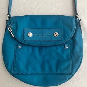 Marc by Marc Jacobs Teal Nylon Crossbody Bag